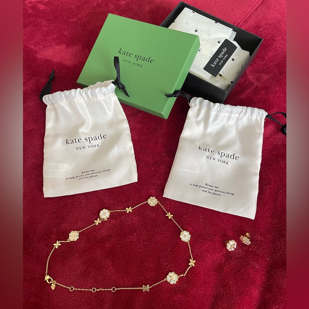 Kate Spade Necklace & Earrings